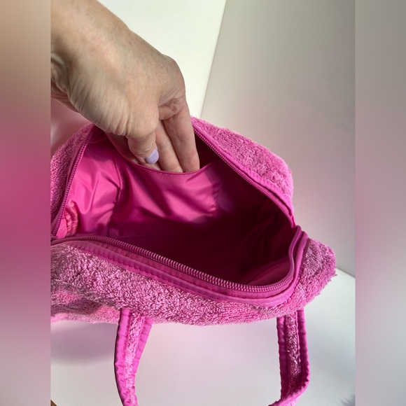 SKIMS Terry Cover Ups Mini Duffle Bag - Neon Orchid - OS at Skims - Picture 6 of 9